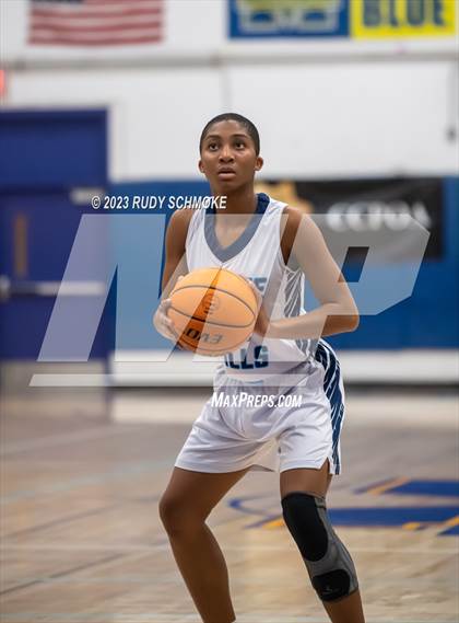 Thumbnail 1 in Montgomery vs. Granite Hills (CIF SDS D1Girls Basketball Finals) photogallery.