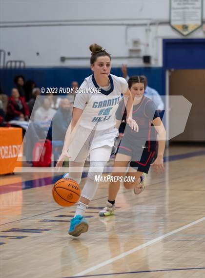Thumbnail 3 in Montgomery vs. Granite Hills (CIF SDS D1Girls Basketball Finals) photogallery.