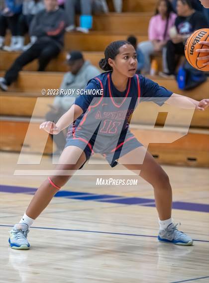 Thumbnail 2 in Montgomery vs. Granite Hills (CIF SDS D1Girls Basketball Finals) photogallery.