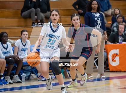 Thumbnail 1 in Montgomery vs. Granite Hills (CIF SDS D1Girls Basketball Finals) photogallery.