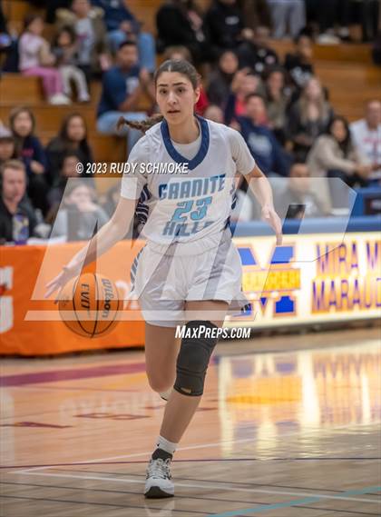 Thumbnail 2 in Montgomery vs. Granite Hills (CIF SDS D1Girls Basketball Finals) photogallery.