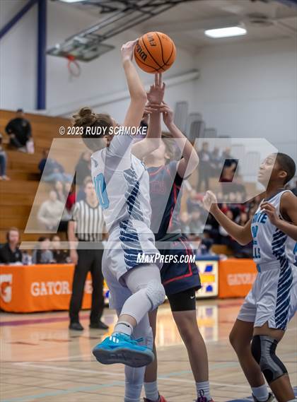 Thumbnail 3 in Montgomery vs. Granite Hills (CIF SDS D1Girls Basketball Finals) photogallery.