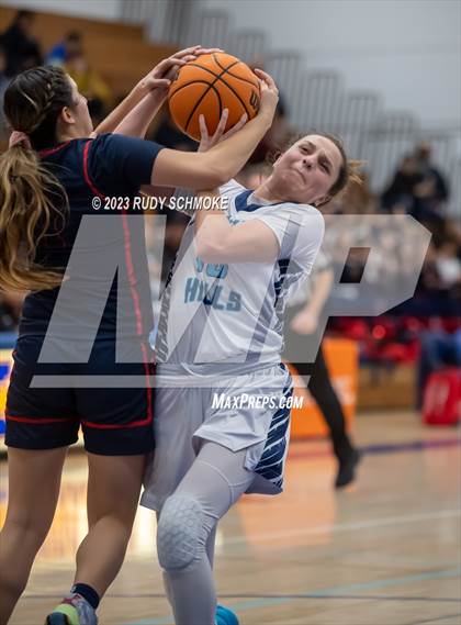 Thumbnail 1 in Montgomery vs. Granite Hills (CIF SDS D1Girls Basketball Finals) photogallery.