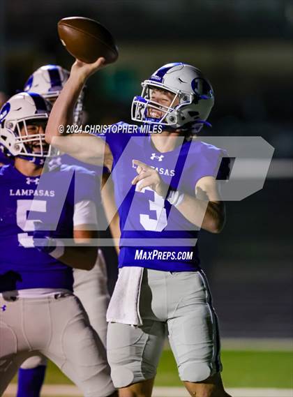 Thumbnail 2 in Lampasas vs. Pecos (UIL 4A Division 1 Bi District) photogallery.