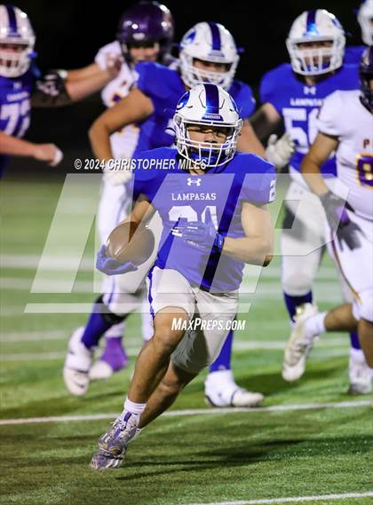 Thumbnail 2 in Lampasas vs. Pecos (UIL 4A Division 1 Bi District) photogallery.
