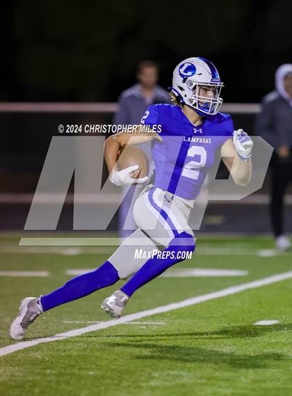 Thumbnail 2 in Lampasas vs. Pecos (UIL 4A Division 1 Bi District) photogallery.