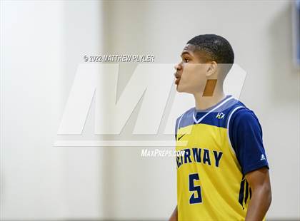 Thumbnail 2 in New Life Christian Academy vs. Heirway Christian Academy (Isaac Levy Veterans Day Tournament) photogallery.