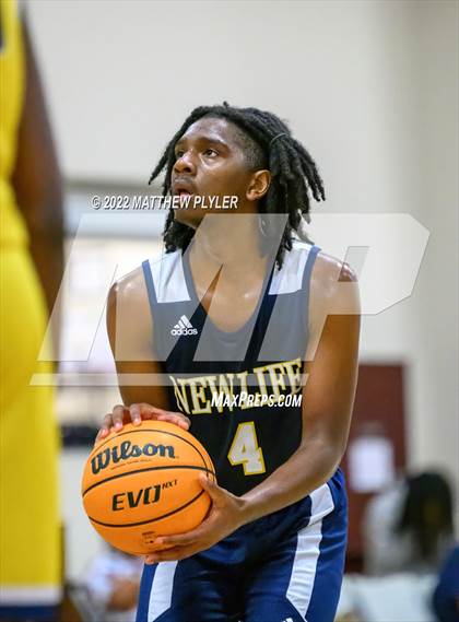 Thumbnail 1 in New Life Christian Academy vs. Heirway Christian Academy (Isaac Levy Veterans Day Tournament) photogallery.