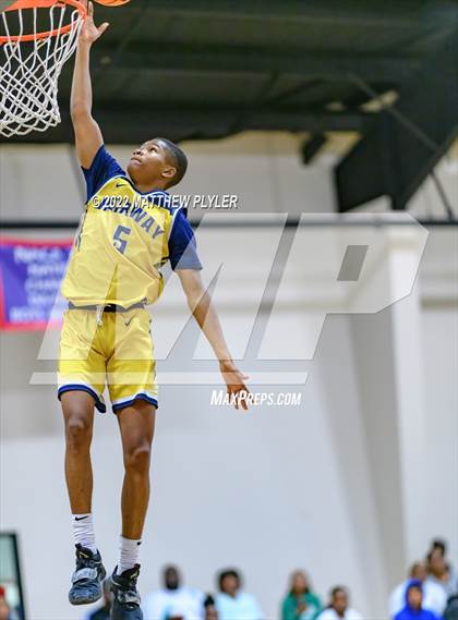 Thumbnail 3 in New Life Christian Academy vs. Heirway Christian Academy (Isaac Levy Veterans Day Tournament) photogallery.