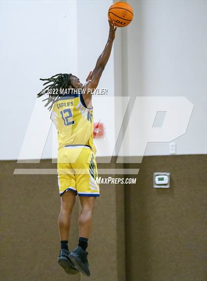 Thumbnail 1 in New Life Christian Academy vs. Heirway Christian Academy (Isaac Levy Veterans Day Tournament) photogallery.