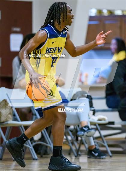 Thumbnail 1 in New Life Christian Academy vs. Heirway Christian Academy (Isaac Levy Veterans Day Tournament) photogallery.