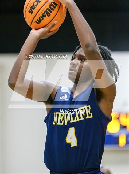 Thumbnail 1 in New Life Christian Academy vs. Heirway Christian Academy (Isaac Levy Veterans Day Tournament) photogallery.