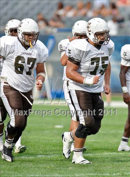 Thumbnail 2 in Mount Carmel vs. Simeon (Chicago Kickoff Classic) photogallery.