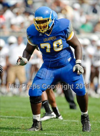 Thumbnail 2 in Mount Carmel vs. Simeon (Chicago Kickoff Classic) photogallery.