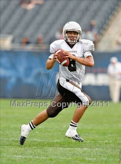 Thumbnail 3 in Mount Carmel vs. Simeon (Chicago Kickoff Classic) photogallery.