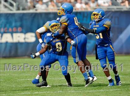 Thumbnail 3 in Mount Carmel vs. Simeon (Chicago Kickoff Classic) photogallery.