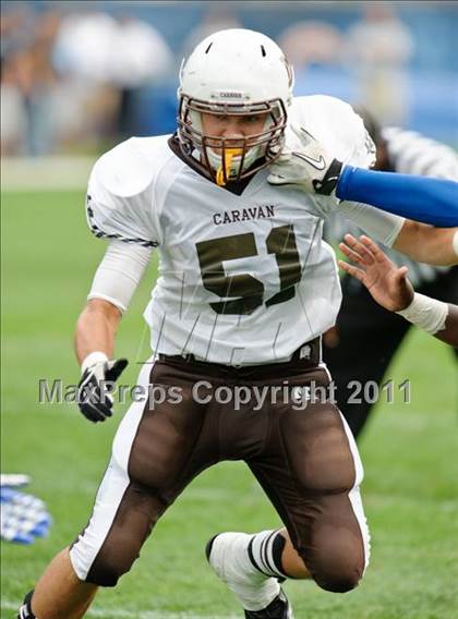 Thumbnail 3 in Mount Carmel vs. Simeon (Chicago Kickoff Classic) photogallery.