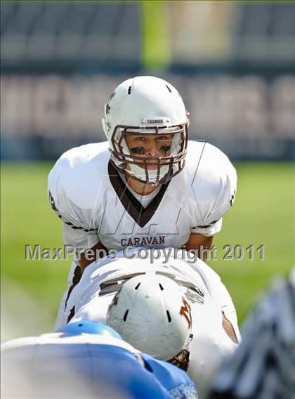 Thumbnail 2 in Mount Carmel vs. Simeon (Chicago Kickoff Classic) photogallery.
