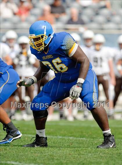 Thumbnail 1 in Mount Carmel vs. Simeon (Chicago Kickoff Classic) photogallery.
