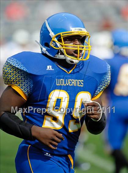 Thumbnail 2 in Mount Carmel vs. Simeon (Chicago Kickoff Classic) photogallery.