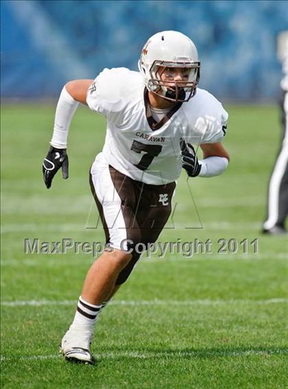Thumbnail 2 in Mount Carmel vs. Simeon (Chicago Kickoff Classic) photogallery.