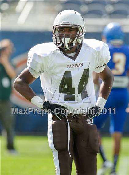 Thumbnail 1 in Mount Carmel vs. Simeon (Chicago Kickoff Classic) photogallery.