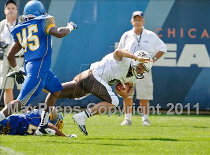 Thumbnail 1 in Mount Carmel vs. Simeon (Chicago Kickoff Classic) photogallery.