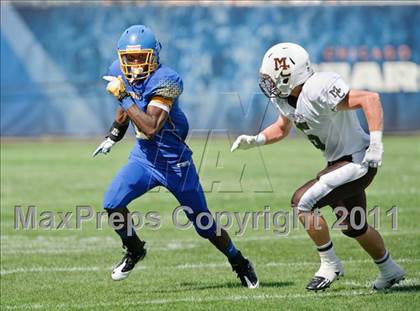 Thumbnail 1 in Mount Carmel vs. Simeon (Chicago Kickoff Classic) photogallery.