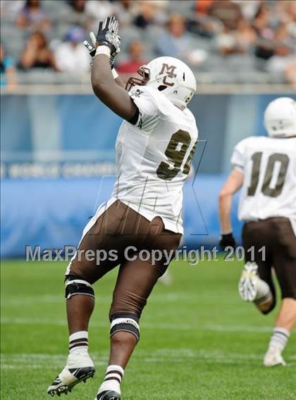 Thumbnail 3 in Mount Carmel vs. Simeon (Chicago Kickoff Classic) photogallery.