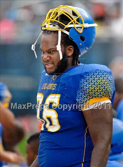 Thumbnail 3 in Mount Carmel vs. Simeon (Chicago Kickoff Classic) photogallery.