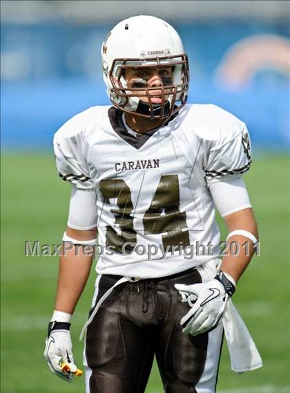 Thumbnail 3 in Mount Carmel vs. Simeon (Chicago Kickoff Classic) photogallery.