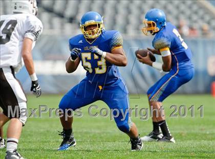 Thumbnail 2 in Mount Carmel vs. Simeon (Chicago Kickoff Classic) photogallery.