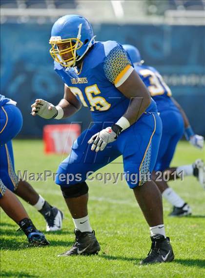 Thumbnail 3 in Mount Carmel vs. Simeon (Chicago Kickoff Classic) photogallery.
