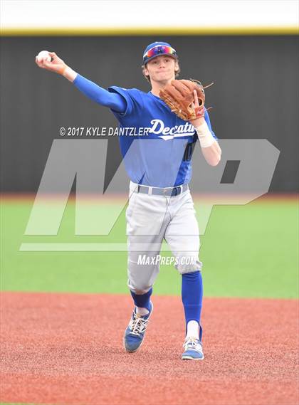 Thumbnail 1 in Decatur vs S & S Consolidated (ACS Tournament Henrietta) photogallery.
