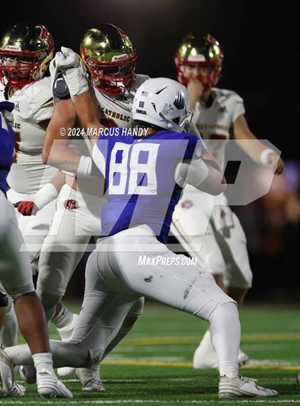 Thumbnail 1 in IMG Academy vs. Bergen Catholic photogallery.
