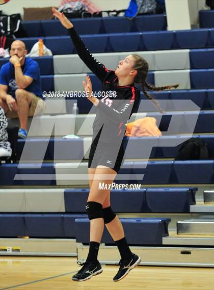 Thumbnail 2 in Lutheran North vs. Hitchcock (Bay Area Christian Tournament) photogallery.