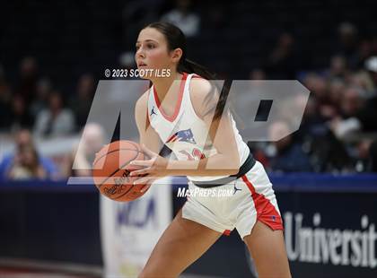 Thumbnail 3 in Hiland vs Tri-Village (OHSAA D4 State Semifinal) photogallery.