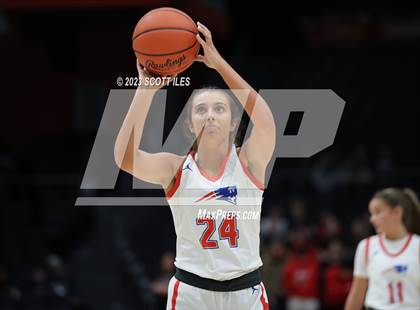 Thumbnail 3 in Hiland vs Tri-Village (OHSAA D4 State Semifinal) photogallery.