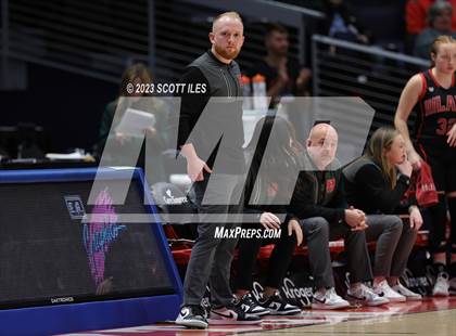 Thumbnail 2 in Hiland vs Tri-Village (OHSAA D4 State Semifinal) photogallery.