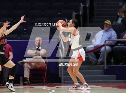 Thumbnail 2 in Hiland vs Tri-Village (OHSAA D4 State Semifinal) photogallery.