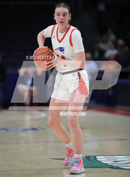 Thumbnail 3 in Hiland vs Tri-Village (OHSAA D4 State Semifinal) photogallery.