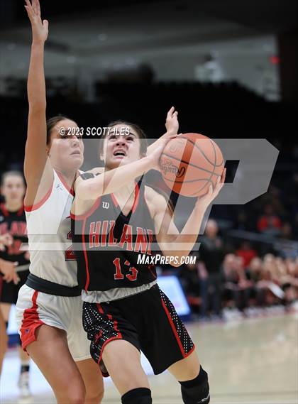 Thumbnail 3 in Hiland vs Tri-Village (OHSAA D4 State Semifinal) photogallery.