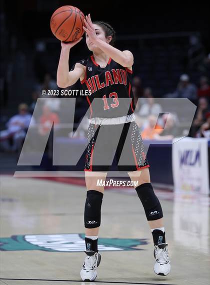 Thumbnail 3 in Hiland vs Tri-Village (OHSAA D4 State Semifinal) photogallery.