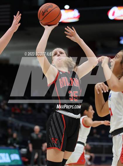 Thumbnail 2 in Hiland vs Tri-Village (OHSAA D4 State Semifinal) photogallery.