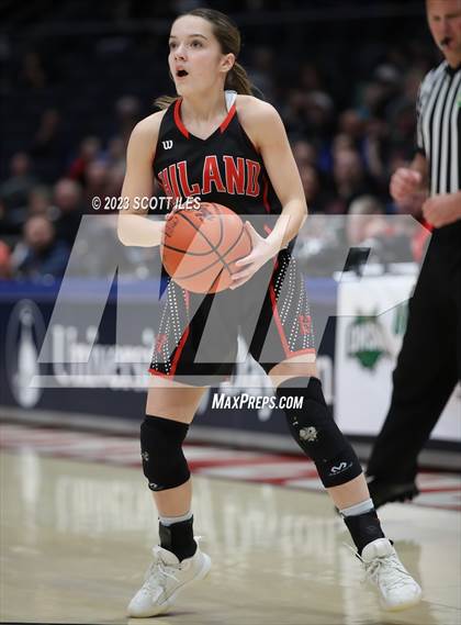 Thumbnail 2 in Hiland vs Tri-Village (OHSAA D4 State Semifinal) photogallery.