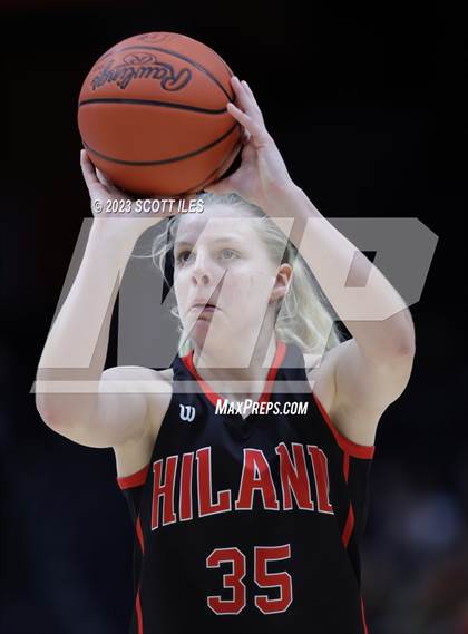 Thumbnail 3 in Hiland vs Tri-Village (OHSAA D4 State Semifinal) photogallery.
