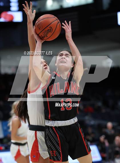 Thumbnail 2 in Hiland vs Tri-Village (OHSAA D4 State Semifinal) photogallery.