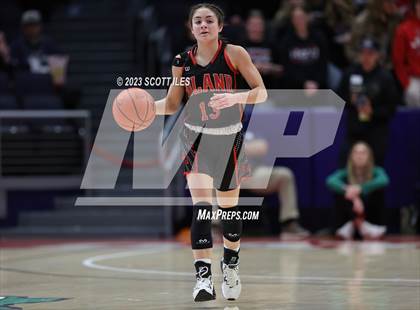 Thumbnail 2 in Hiland vs Tri-Village (OHSAA D4 State Semifinal) photogallery.