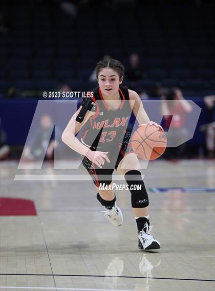 Thumbnail 3 in Hiland vs Tri-Village (OHSAA D4 State Semifinal) photogallery.