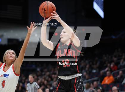 Thumbnail 3 in Hiland vs Tri-Village (OHSAA D4 State Semifinal) photogallery.
